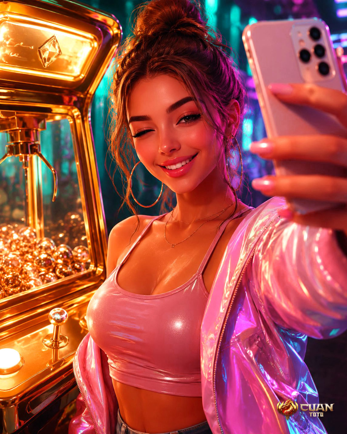 cuantoto casino baccarat live dealer indonesia CUANTOTO - meja kasino kartu dan chips berkilau
