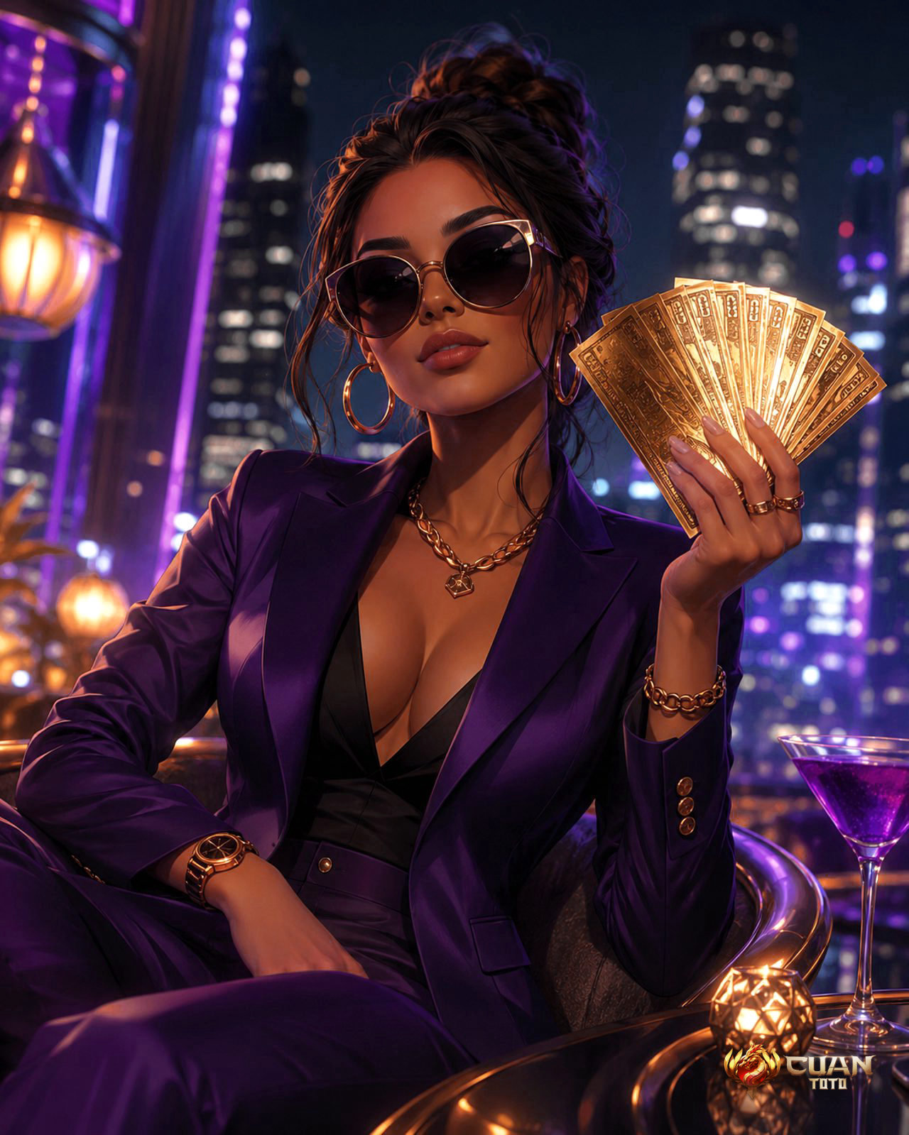 cuantoto casino online baccarat live indonesia CUANTOTO - meja kasino kartu dan chips berkilau