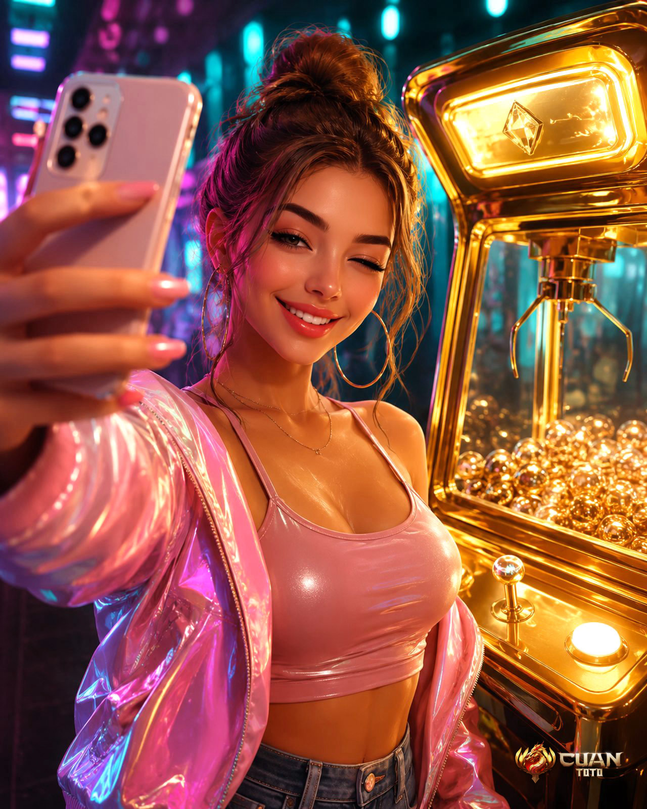 cuantoto casino online live dealer resmi CUANTOTO - meja kasino kartu dan chips berkilau